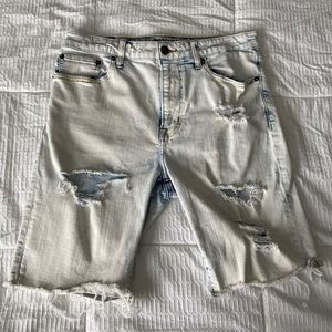 American Eagle Slim Fit Distressed Shorts